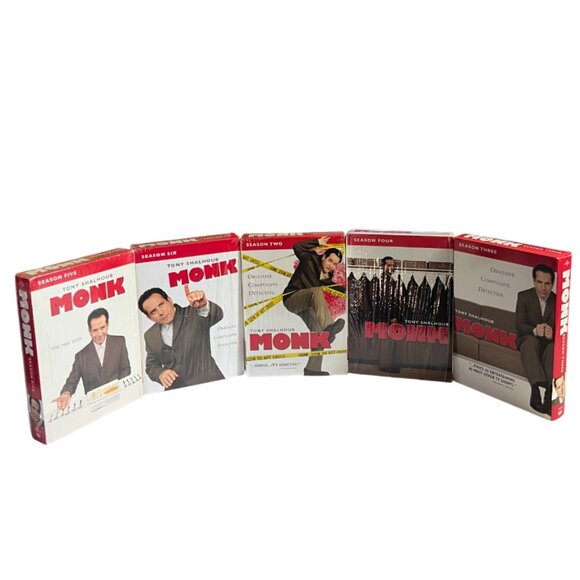 Monk TV Show Seasons  2, 3, 4, 5, 6, DVD Box Sets - Picture 6 of 12